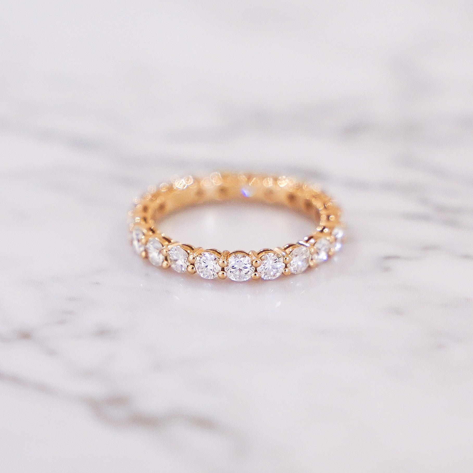 Round Diamond Eternity Ring