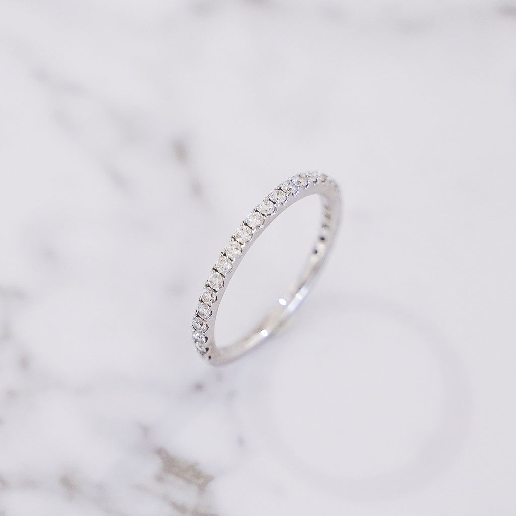 Half Eternity Diamond Band