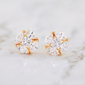 Lucent Grand Illusion-Set Diamond Stud Earrings