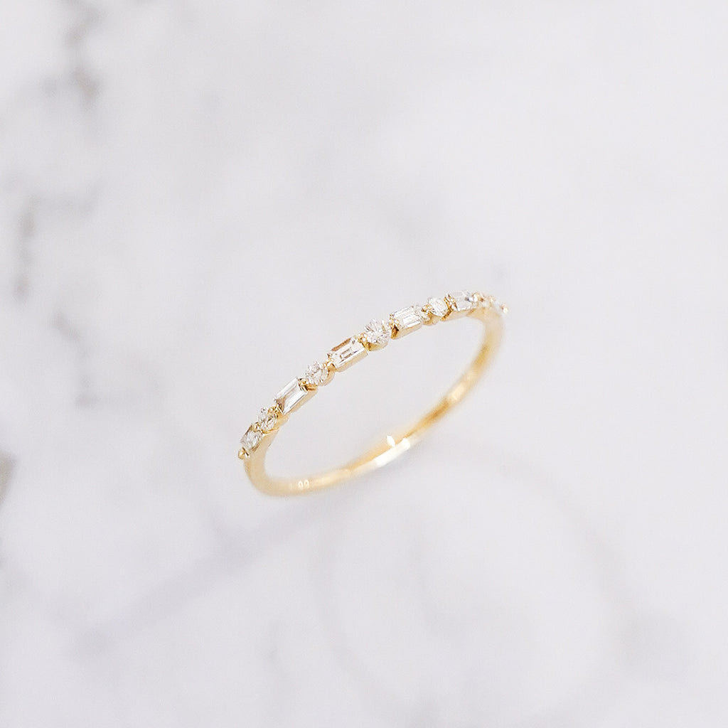 Multi-Shape Diamond Band