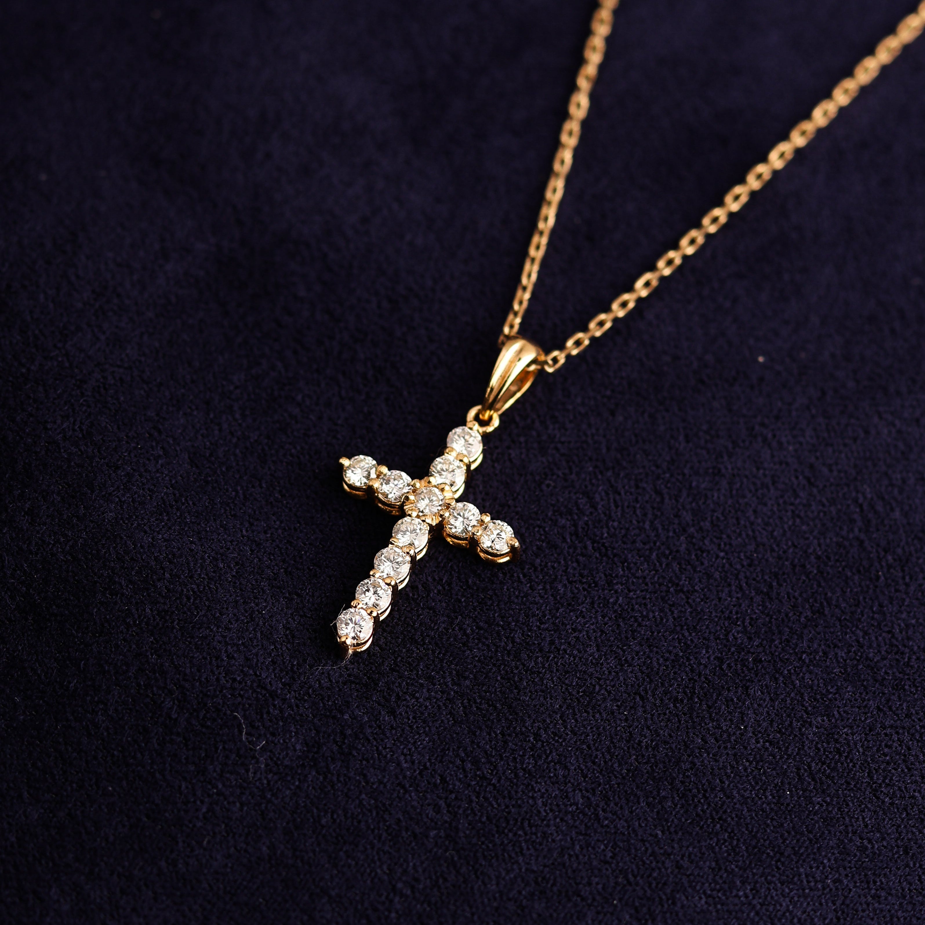 Diamond Cross Pendant