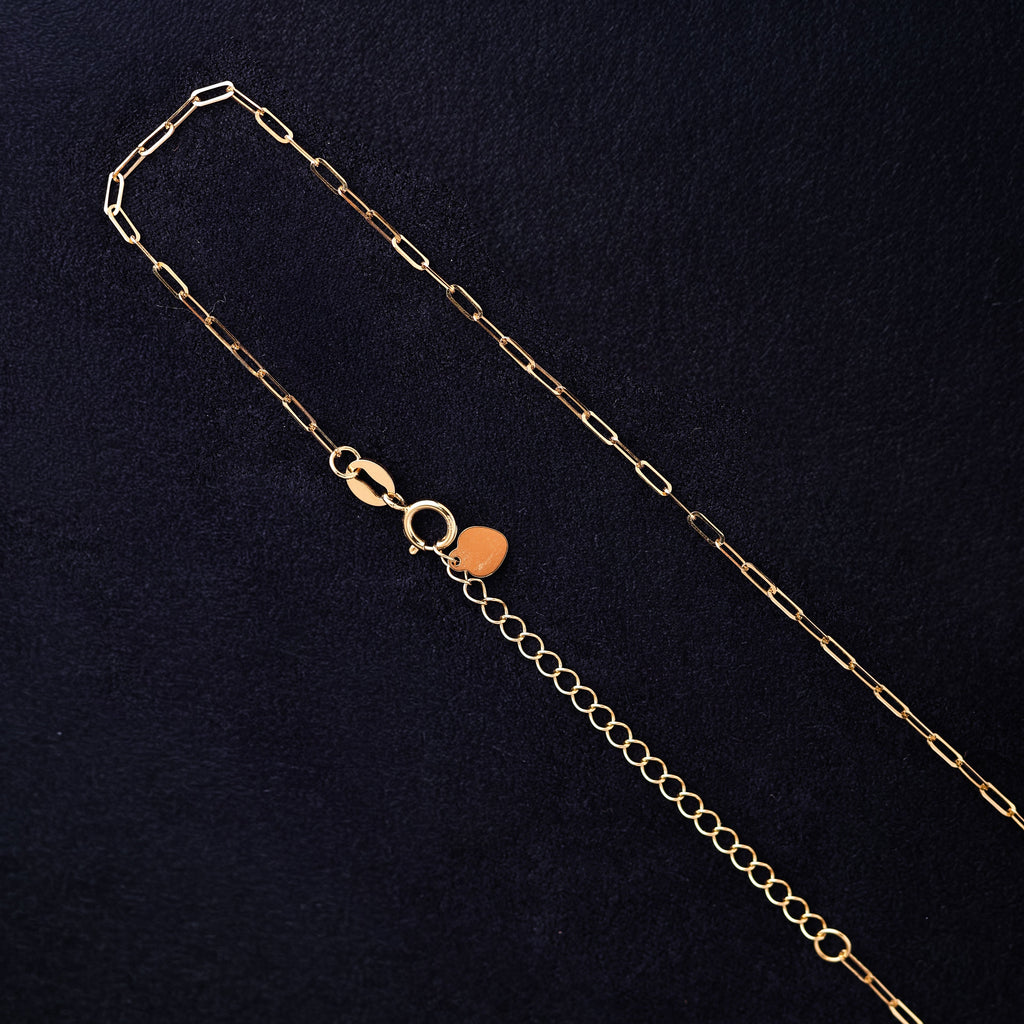 Fine Paperclip Necklace
