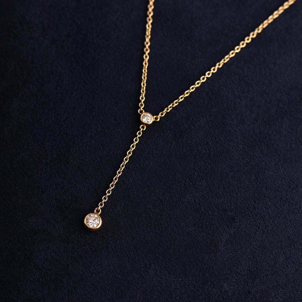 Diamond Drop Necklace