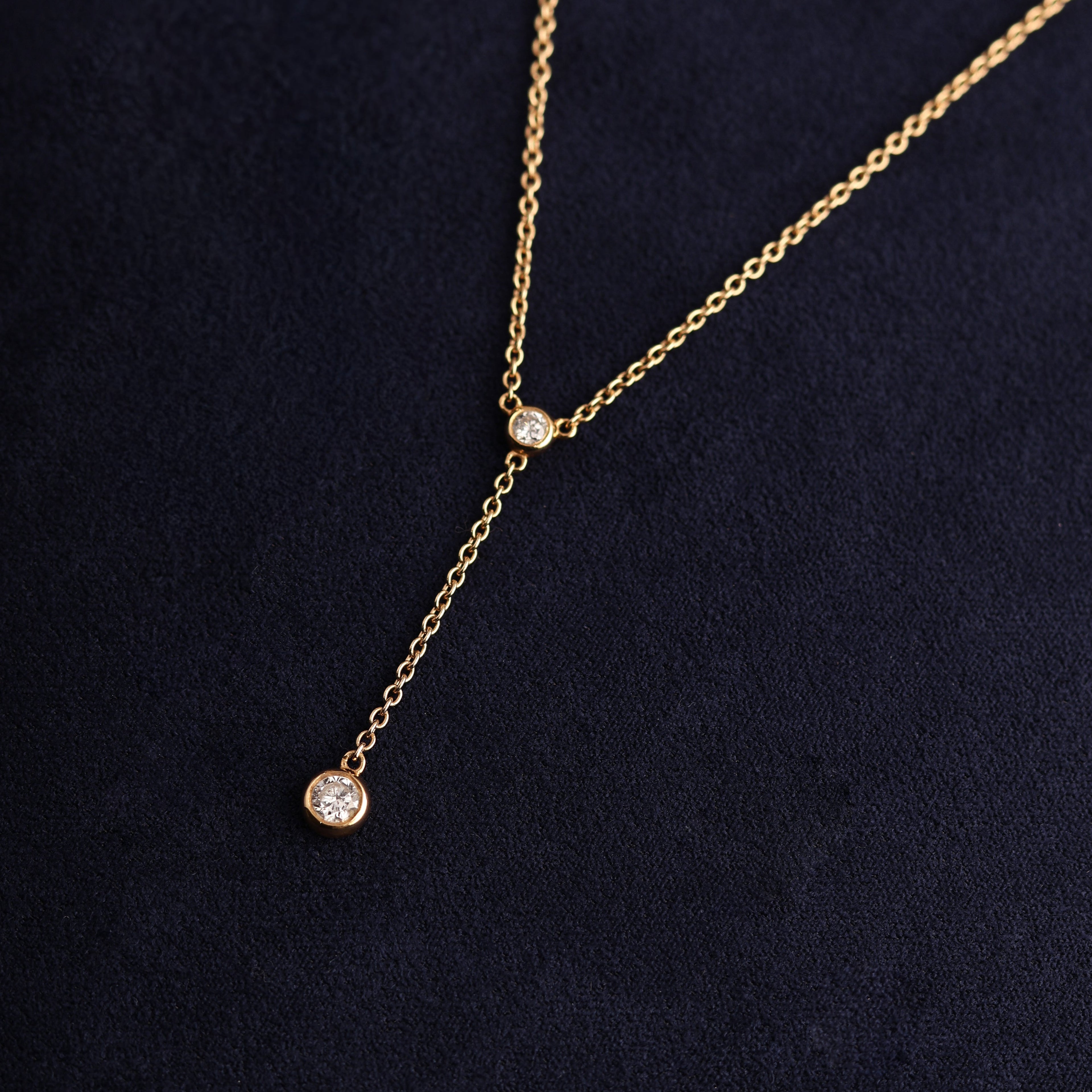 Diamond Drop Necklace