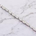 Multi-Shape Diamond Tennis Bracelet