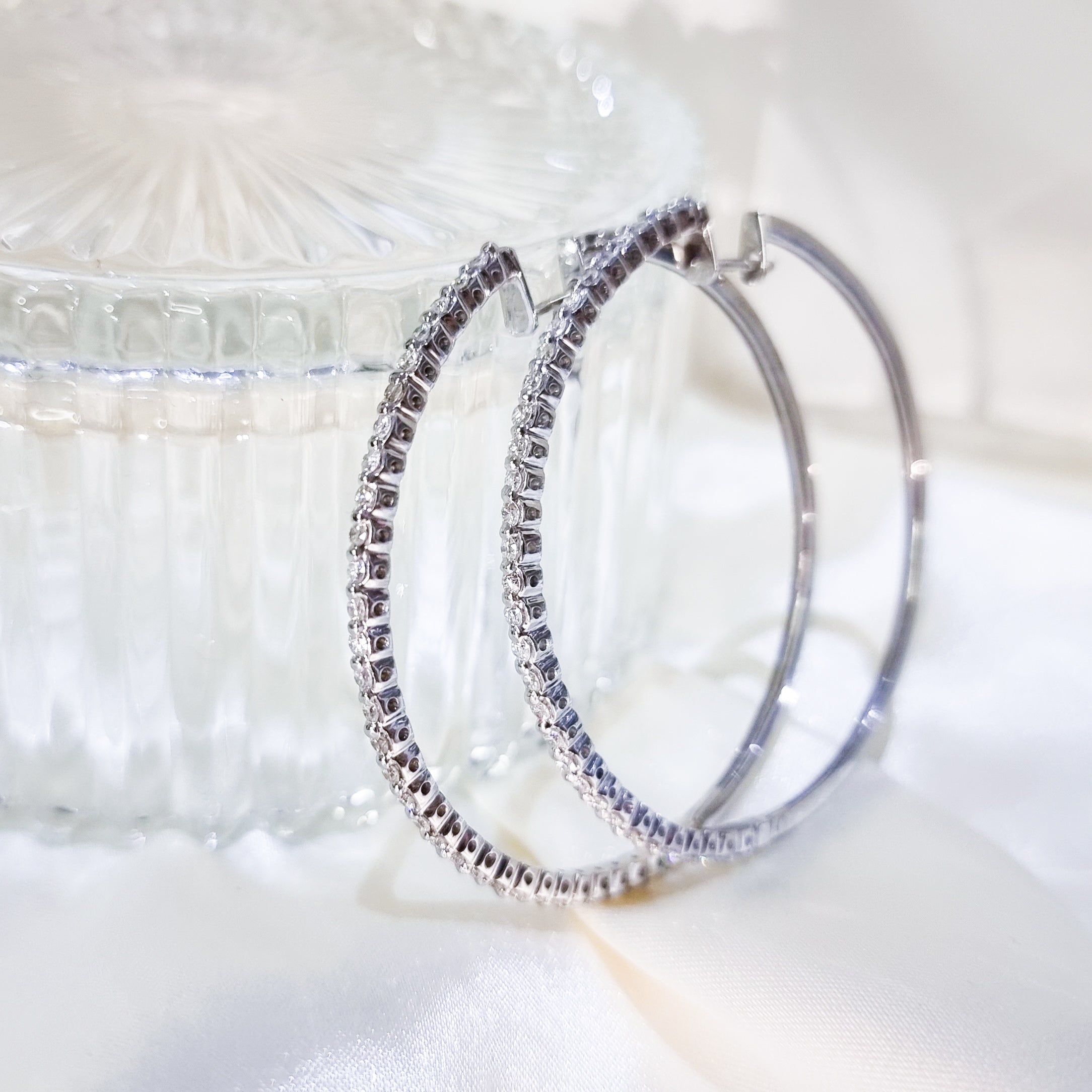 Carmona Open-Pavé Hoop Earrings