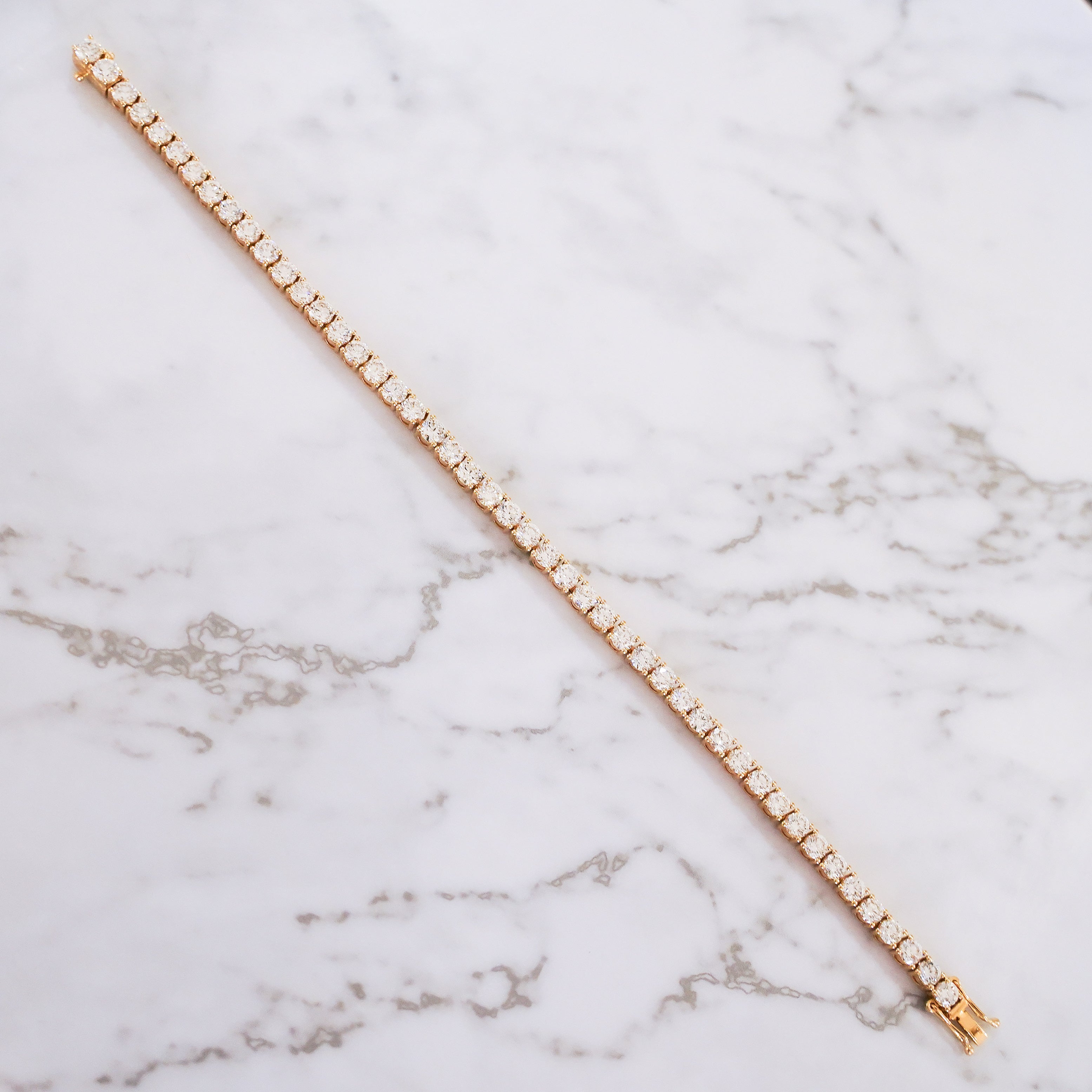 Round Diamond Tennis Bracelet
