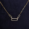 Avery Diamond Link Necklace