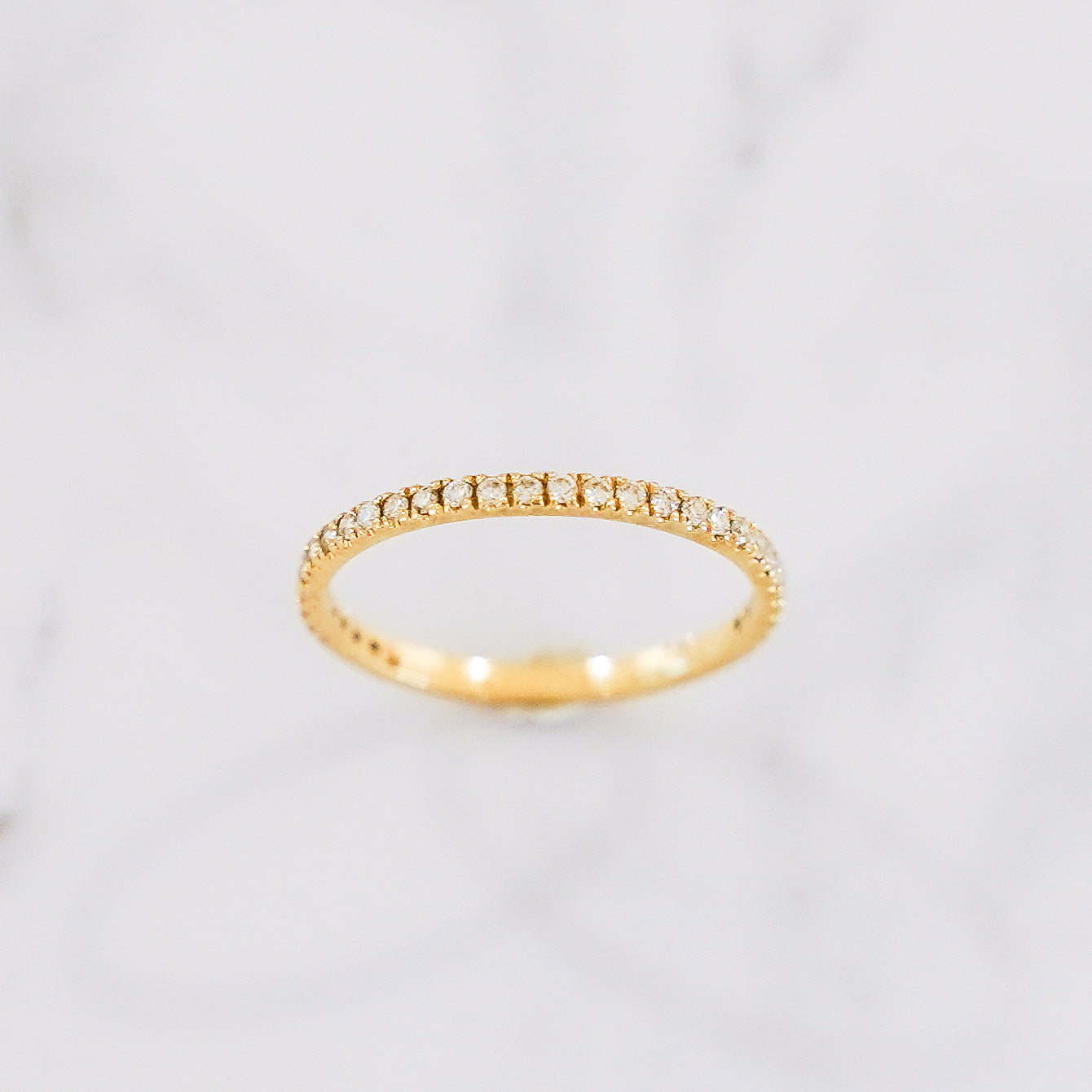 Half Eternity Diamond Band