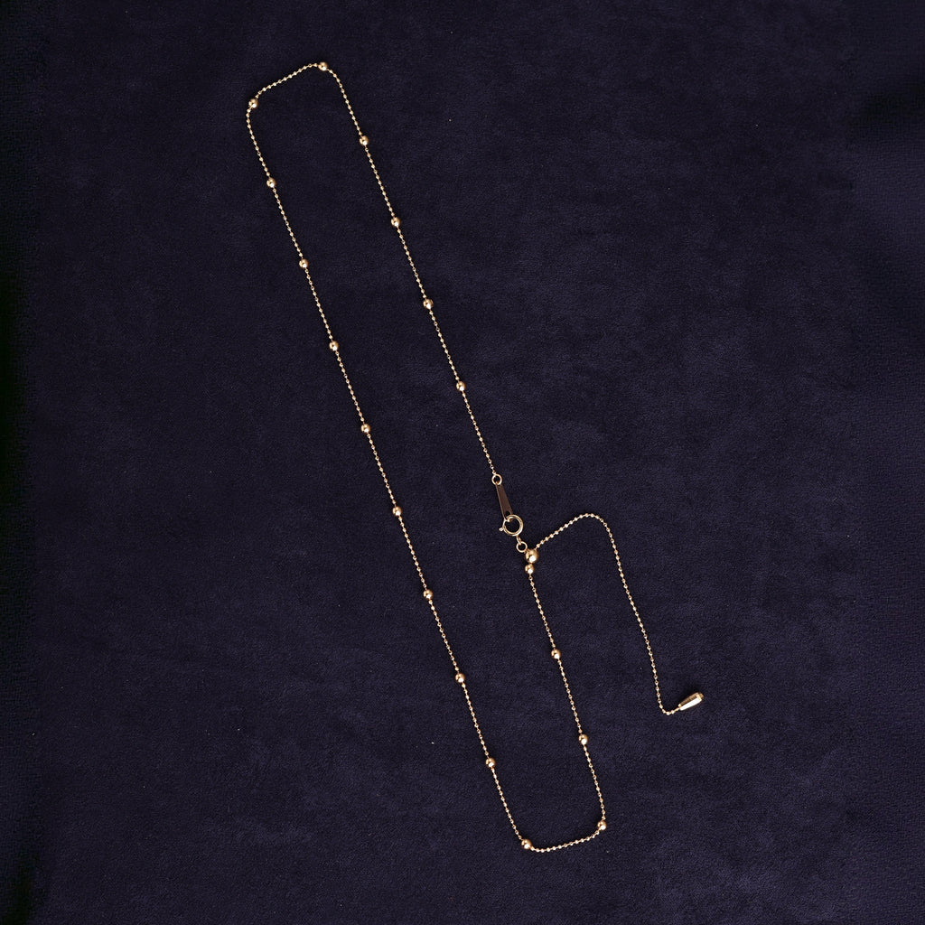 Station Bead Chain Necklace