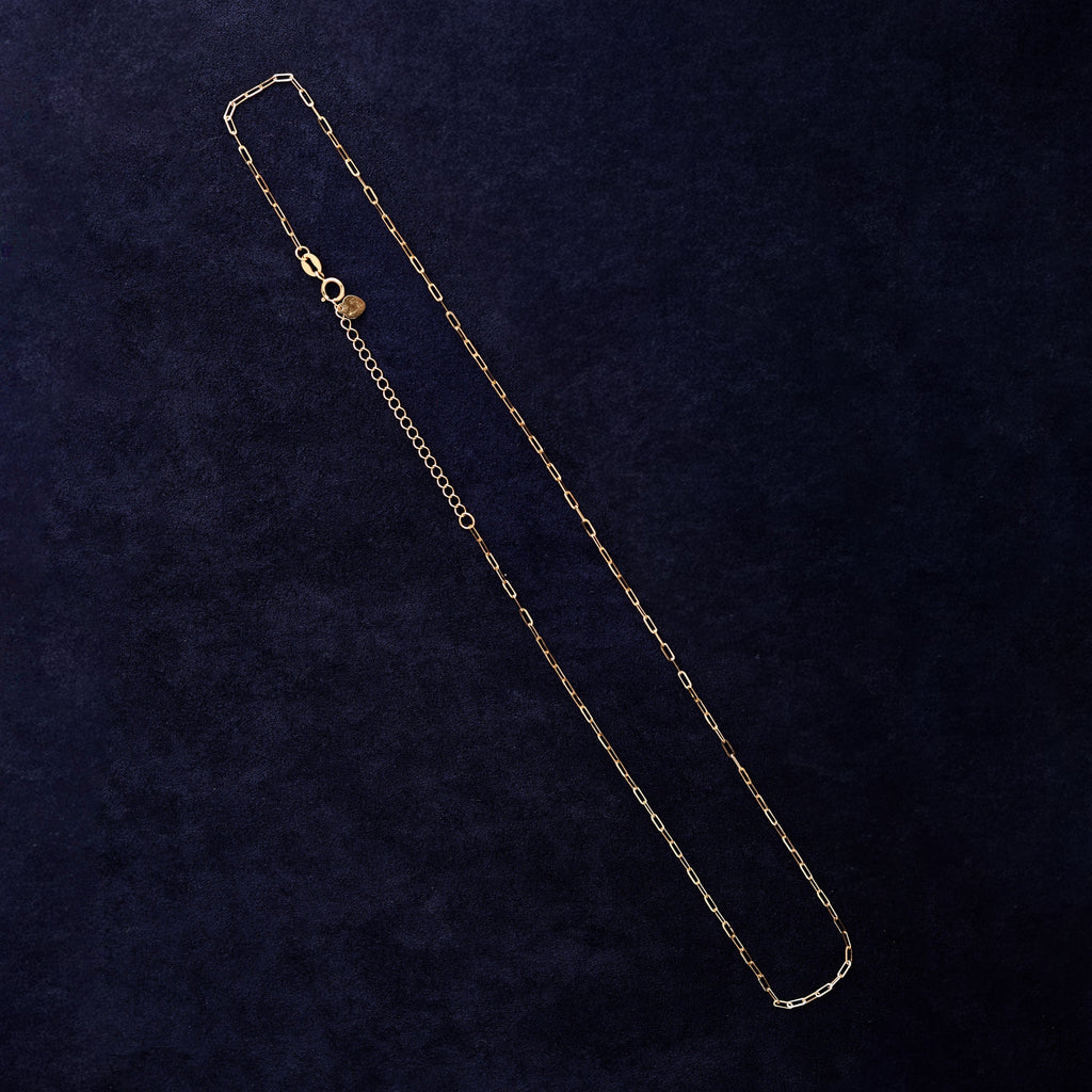 Fine Paperclip Necklace