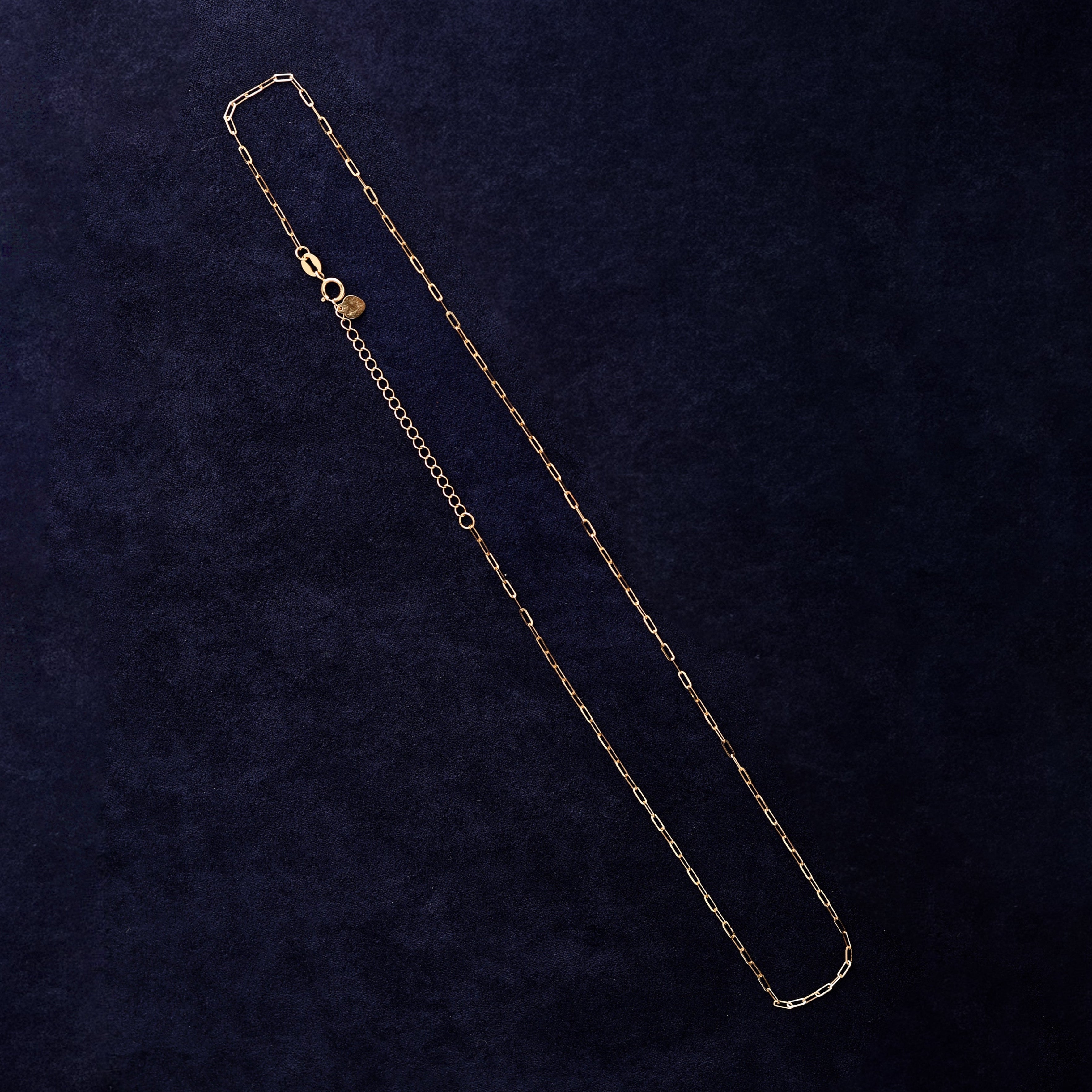 Fine Paperclip Necklace