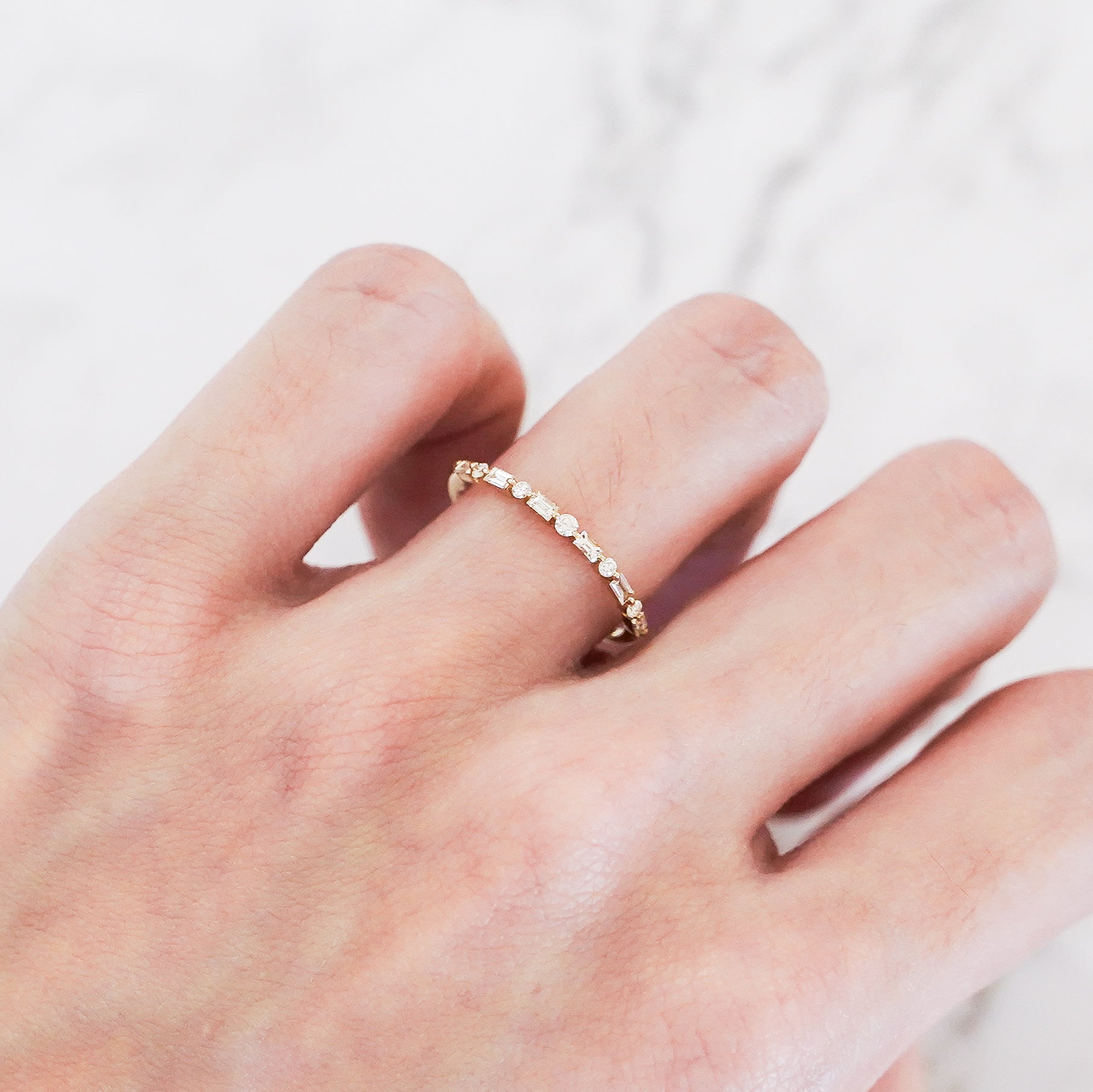 Multi-Shape Diamond Band