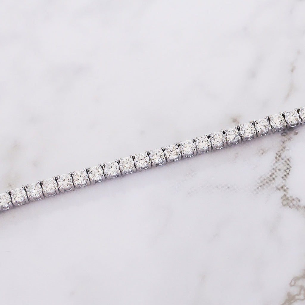 Round Diamond Tennis Bracelet