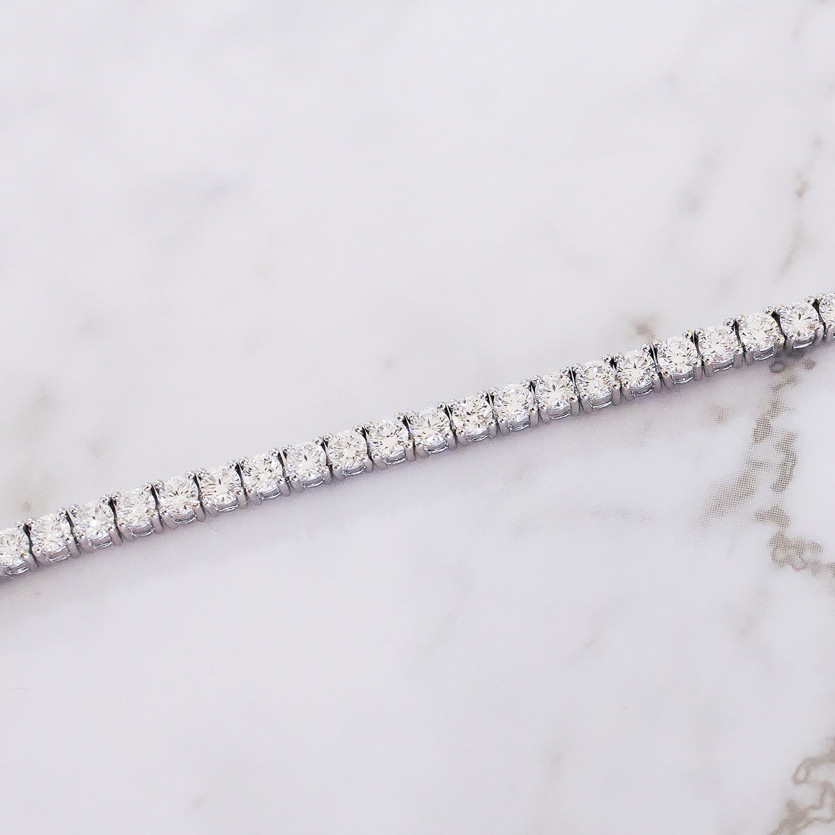 Round Diamond Tennis Bracelet