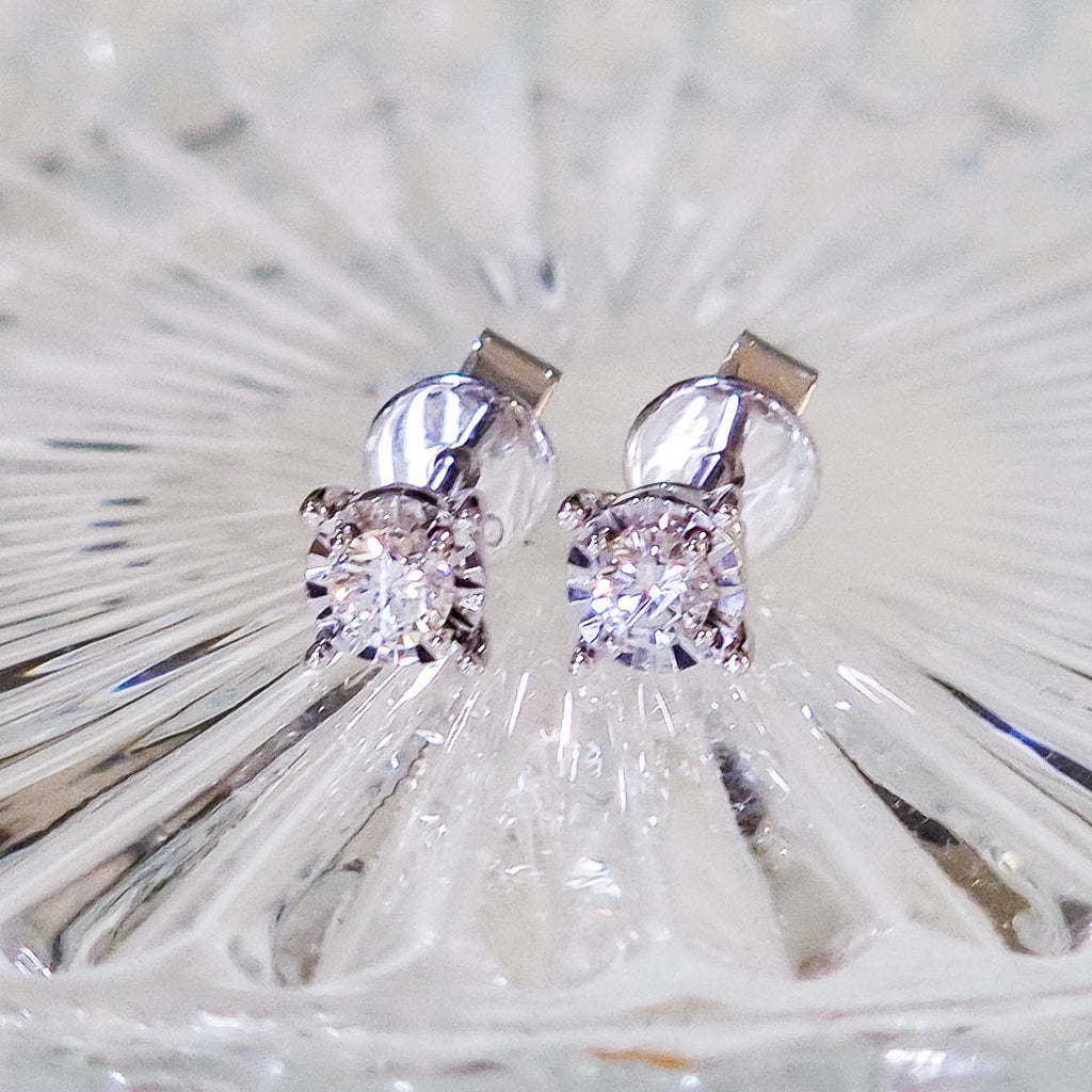 Alisha Diamond Stud Earrings